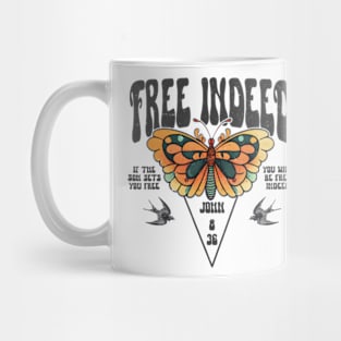 Free Indeed Boho Christian Mug